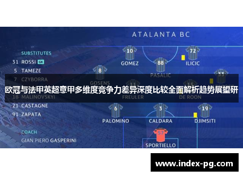 欧冠与法甲英超意甲多维度竞争力差异深度比较全面解析趋势展望研 欧冠与法甲英超意甲多维度竞争力差异深度比较全面解析趋势展望研